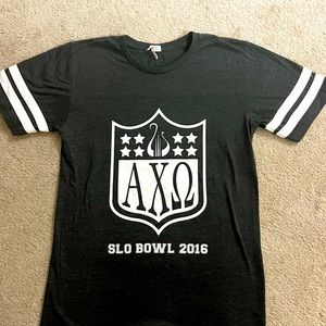 Alpha Chi Omega football t-shirt!